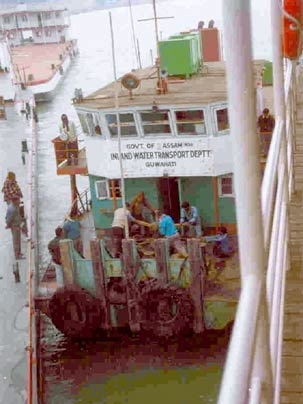 The provincial government of Assam, India, uses boats like the one above on the River Brahmaputra. During monsoons, this boat canï¿½ï¿½ï¿½ï¿½ï¿½ï¿½ï¿½ï¿½ï¿½ï¿½ï¿½ï¿½ï¿½ï¿½ï¿½ï¿½ï¿½ï¿½ï¿½ï¿½ï¿½ï¿½ï¿½ï¿½ï¿½ï¿½ï¿½t forge the currents to go upstream.