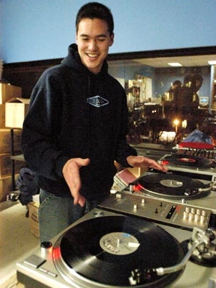 Christian R. Deonier works on his technique at the Dance Mix Coalition's DJ course.