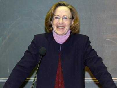MIT president Susan Hockfield smiled at the ovation she received prior to addressing the crowd at the MIT Program in Women's Studies 20th Anniversary symposium on Saturday, Feb 12. <a onclick="MM_openBrWindow('women-hockfield-enlarged.html','','width=509, height=583')">
<span onmouseover="this.className='cursorChange';">Open image gallery</span>
</a>
<noscript> <a href="women-hockfield-enlarged...