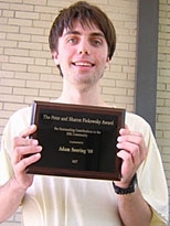 The Sharon and Peter Fiekowsky Award for Outstanding Contribution to the ESG Community went to Adam Seering.
