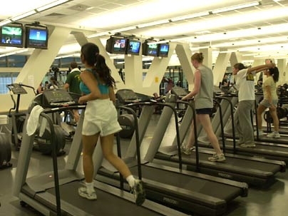 The cardio exercise room at MIT's Zesiger Center was recently named 'Best Cardio Gym' in the Boston metro area by CBS4Boston.com.