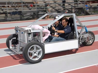 Students working to develop fuel-efficient cars at MIT this summer test out a prototype vehicle powered by electricity and fuel cells. <a onclick="MM_openBrWindow('vehicle-1-enlarged.html','','width=509, height=583')">
<span onmouseover="this.className='cursorChange';">Open image gallery</span>
</a>
<noscript> <a href="vehicle-1-enlarged.html">
<em>(no JavaScript)</em>
</a>
</noscript>