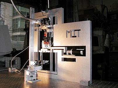 MIT researchers used this micro-rheometer to study the behavior of spider silk.