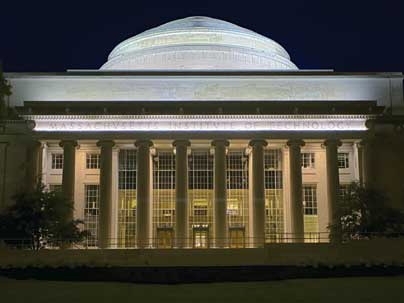 The Great Dome lights up the Cambridge skyline. It was illuminated by 12 new energy-efficient LED fixtures.