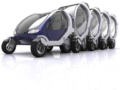 The MIT Media Lab's stackable City Car will be featured in the MIT Museum's expansion.
