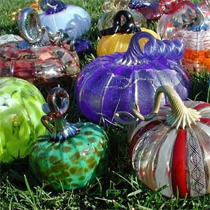 Creations from MIT's Glass Lab will sprout on Kresge Oval for the Annual Great Glass Pumpkin Patch Oct. 5-6.