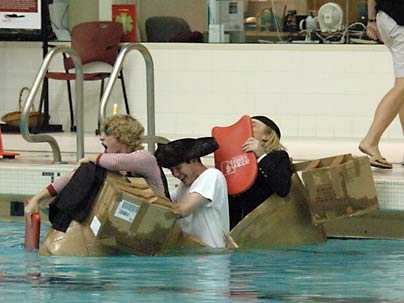 The crew starts to experience that sinking feeling ...