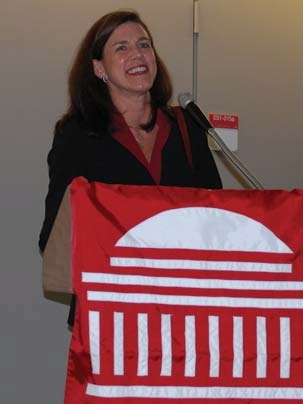 Jamieson Prize for Excellence in Teaching winner Kristin Forbes.