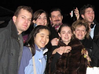 The January Scholars in France group along with their tour guides and Professor Isabelle de Courtivron. From left to right, are Ludovic de Courtivron (guide), Lisa Song, Emilienne Repak, Vincent Delaveau (guide), Sophie de Loubens (guide), Professor Isabelle de Courtivron, Quentin Cucuel (guide).