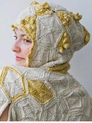 'Knit Virus' (2008) by Caitlin Berrigan, winner of the 2008 Harold and Arlene Schnitzer Prize in the Visual Arts. Knitting the protein structure of the Hepatitis C virus into a wearable garment. By Caitlin Berrigan, knit by Kim Hamlin, supported with a grant from the MIT Council for the Arts.