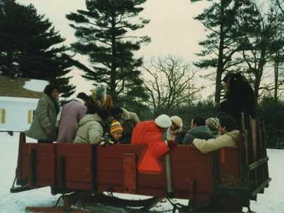 This sleighride was one of the first MIT Activities Committee (MITAC) events. MITAC is celebrating its 25th anniversary this year with a party in the Stata Center on March 18.