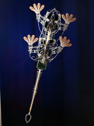 One project that received MITEI seed funds involves developing remote-controlled robots that can walk along deep-sea oil pipes and drilling facilities, performing critical inspection and maintenance tasks. Key to the design is a foot inspired by that of the gecko, which can stick to and traverse all kinds of surfaces. The project builds on previous work in which the researchers developed "Stickybo...