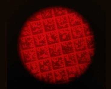 Using an out-of-focus digital camera, the data stored in the
Bokode chip can be easily detected, even from a few meters away.