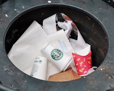 First test deployment of a coffee cup in Seattle.