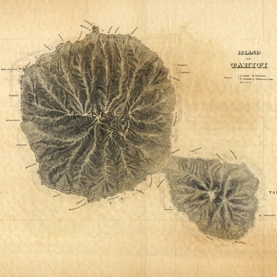 Map of Tahiti