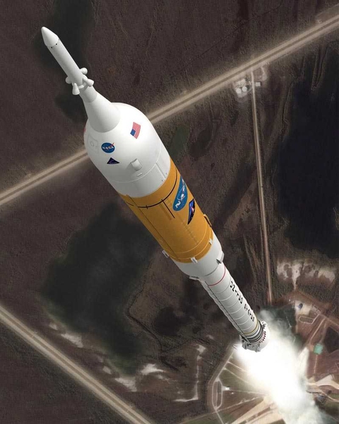 NASA's Constellation program — including the Orion spacecraft and Ares rockets (shown here in a concept image) — would be scrapped under President Obama's new budget proposal.