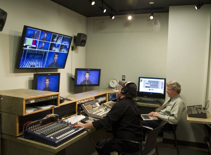 AMPS studio control room.
