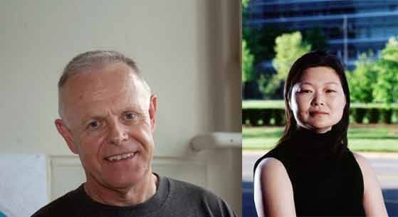 Associate professors Andrew Scott, left, and Meejin Yoon will direct the master's and bachelor's curricula, respectively.