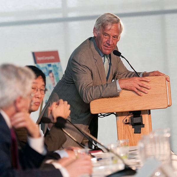 The panel was moderated by William Wheaton, professor of economics and director of MIT’s Center for Real Estate.