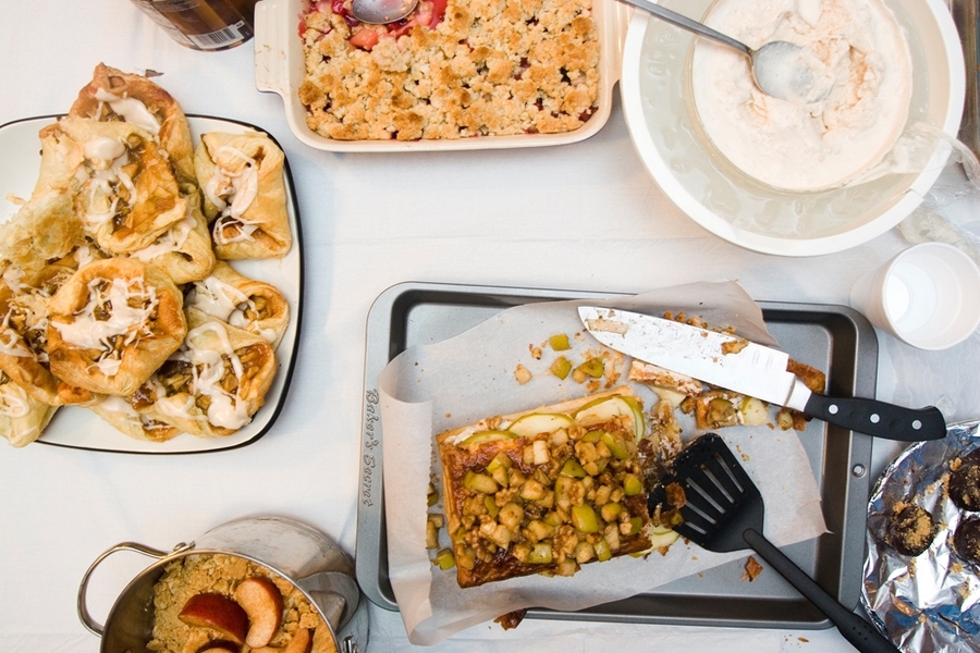 At Apple Bake, the tables are filled with unique apple dishes that could satisfy any craving. 