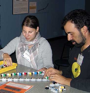 Two lead Boston Public School biology teachers, Johanna Waldman and Andrew Rabin, attended the teacher professional development workshop at MIT in October 2010.