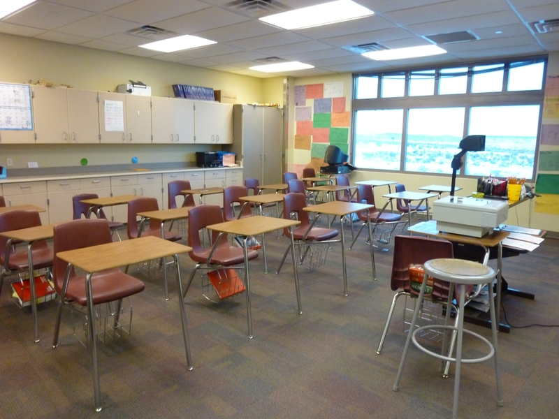 My host teacher's classroom 