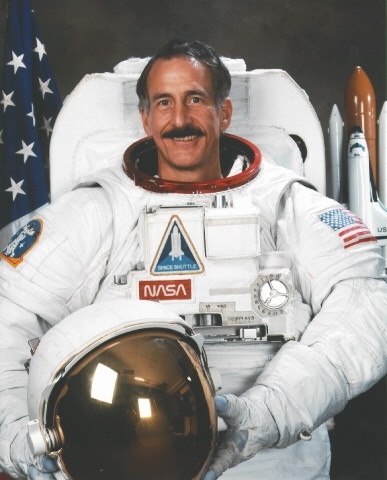 Jeffrey Hoffman, now Professor of the Practice of Astronautics at MIT, is shown dressed for a day at work during his time at NASA as a shuttle astronaut.