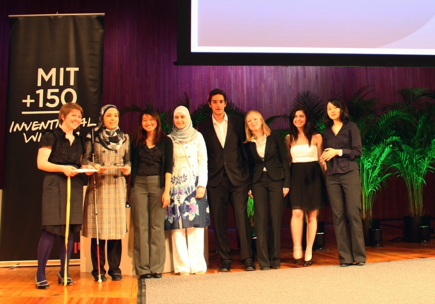 Team Low-Cost Curriculum for the Blind was chosen by the worldwide MIT Global Challenge community to win a Community Choice award.