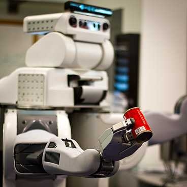 The researchers test their program on a real-life robot, which is able to decide that a can needs to be picked up, then plan and execute the actual motions necessary to lift it from a table.