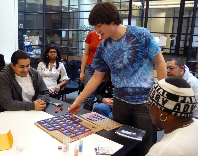 MIT undergraduates design their own educational board game in an optional STEP course.
