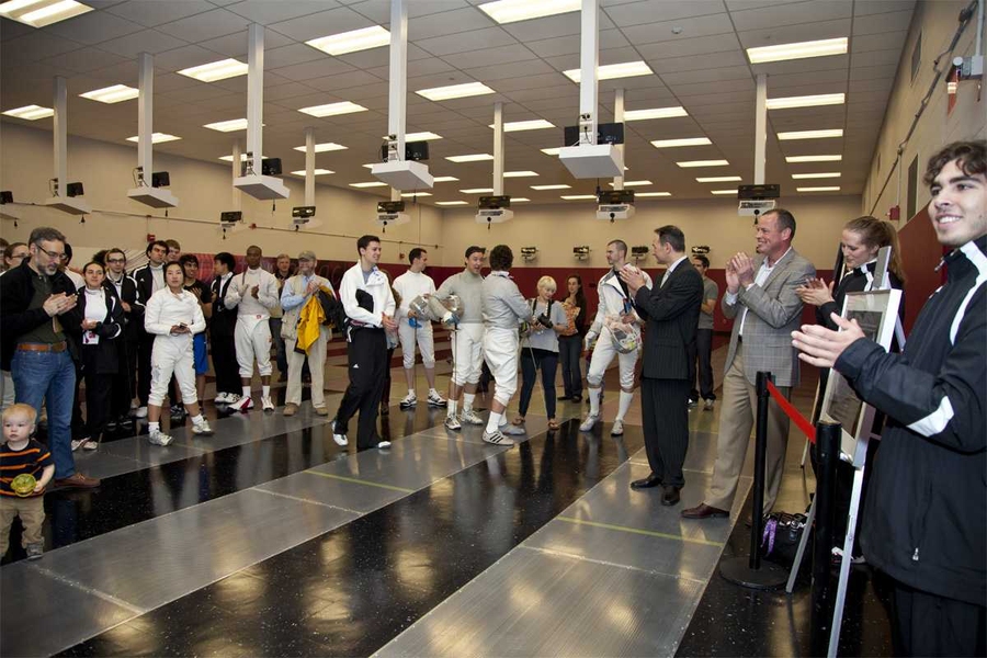MIT Fencing Room dedication