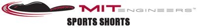 MIT Engineers beaver and text "MIT Engineering: Sports Shorts" is printed 