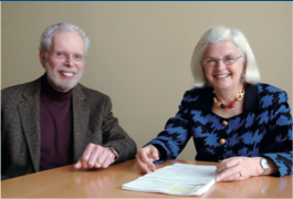 Leon R. Glicksman, left, professor of architecture and mechanical engineering, and Theresa M. Stone, the former executive vice president (EVP) and treasurer, co-chaired the Campus Energy Task Force until fall 2011, when Stone retired and her role was assumed by the new EVP and Treasurer Israel Ruiz.