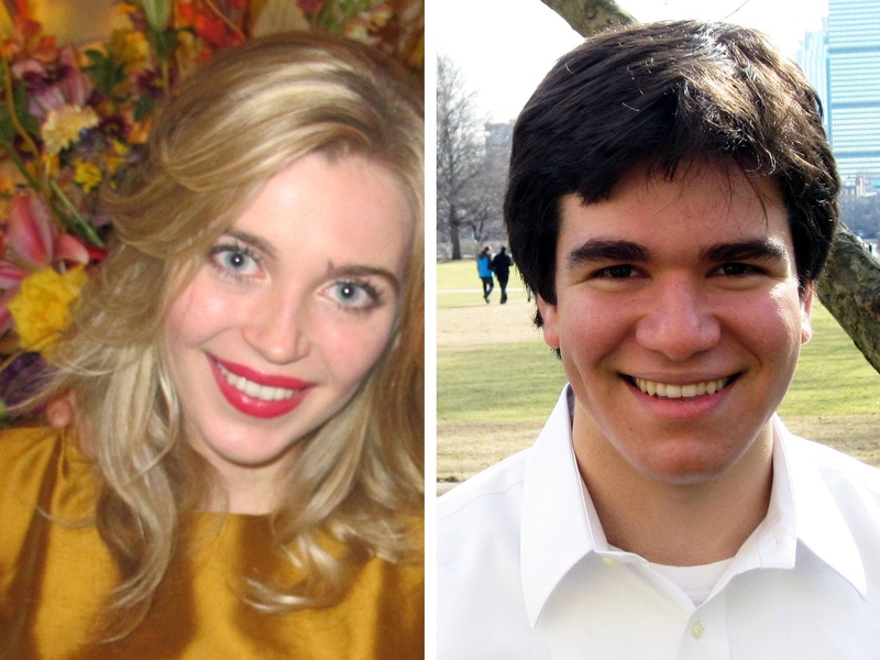 Seniors Allison Hinckley, left, and Joshua Cohen.