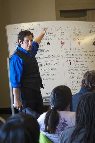McDermott Award winner Robert Lepage initiates a semester-long workshop with students across MIT on Feb. 12.
