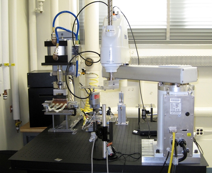 Researchers are building desktop machines that produce functional microfluidic chips at production rates. 