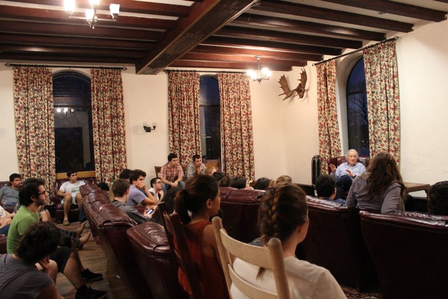 MIT Professor Emeritus Noam Chomsky spoke at The Number Six Club on March 20, 2012, discussing the situation in the Arab Spring, the Occupy Movement, the War on Drugs, American Politics, and other issues of interest.
