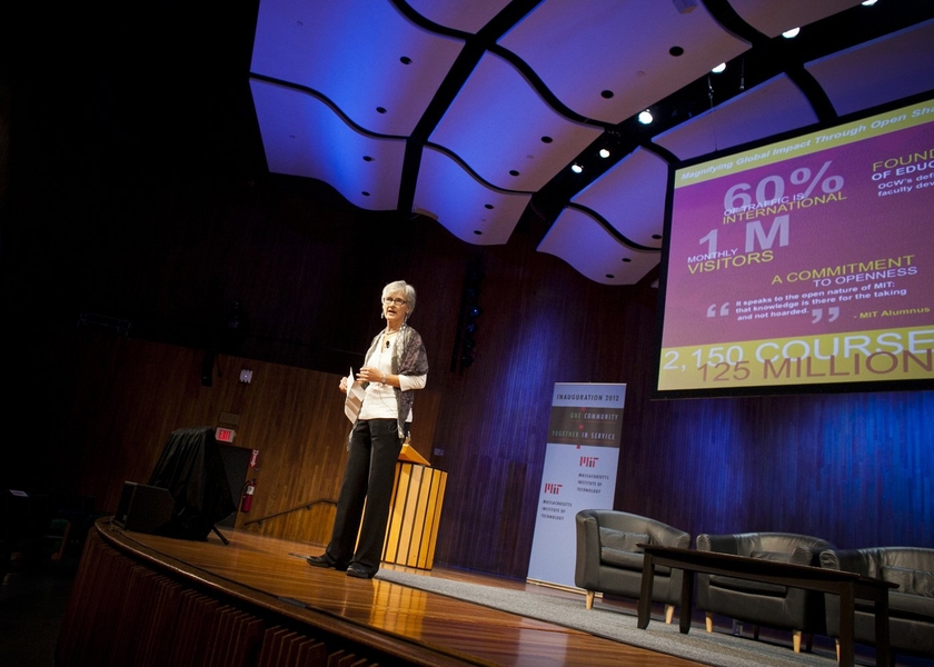 Cecilia d'Oliveria, the executive director of MIT OpenCourseWare (OCW), details some of the statistics around OCW since its public launch in 2002.