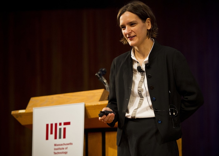 Esther Duflo, the Abdul Latif Jameel Professor of Poverty Alleviation and Development Economics in MIT's Department of Economics and co-founder of MIT's Abdul Latif Jameel Poverty Action Lab (J-PAL)