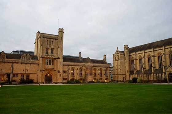 A partial view of Mansfield College at Oxford University, where Aijazi studied this year as part of an exchange program through the materials science departments at MIT and Oxford.