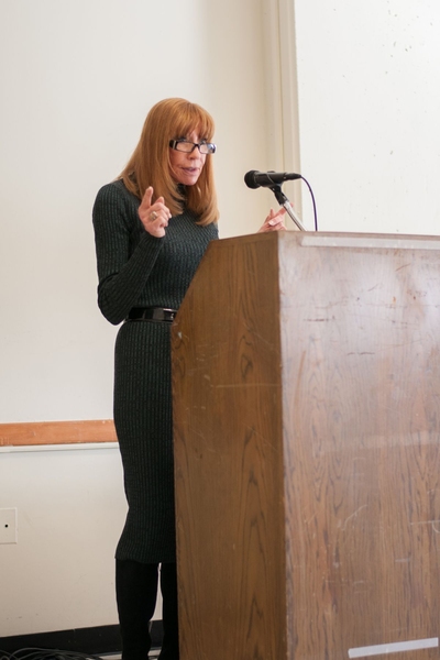 Dawn Bryan delivered the keynote address at the 20th Annual MIT Charm School on Feb. 1. Bryan is a spokeswoman, consultant and author on etiquette and international protocol.
