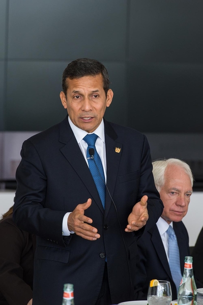 This was Humala's first official trip to the United States since his election as Peru's president in 2011.