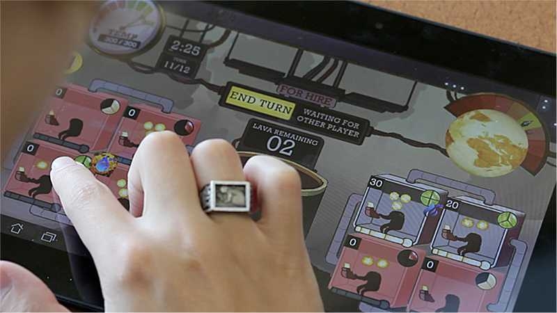 "Movers and Shakers" for Android tablets explores issues in the modern office environment.