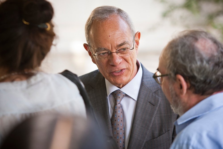 In his remarks, Reif noted that that only 8.2 percent of applicants to this year's freshman class were offered admission.
