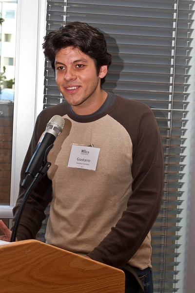 Gustavo Goretkin '13, PhD candidate in EECS, spoke as an inaugural member of both USAGE and SuperUROP.  