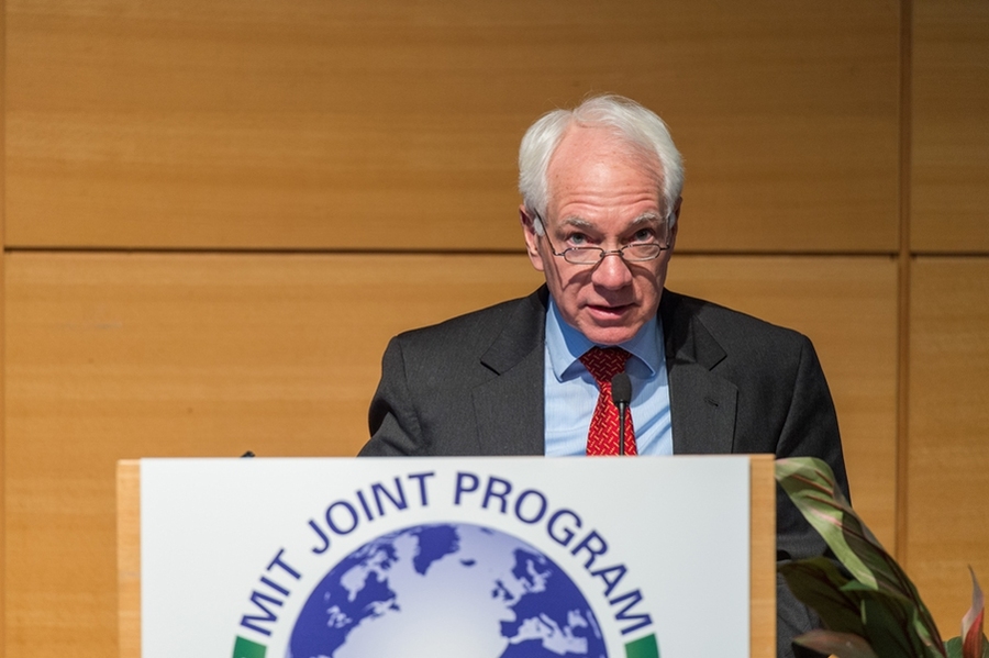 MIT Vice President Claude Canizares, the Bruno Rossi Professor of Physics, spoke at the event.