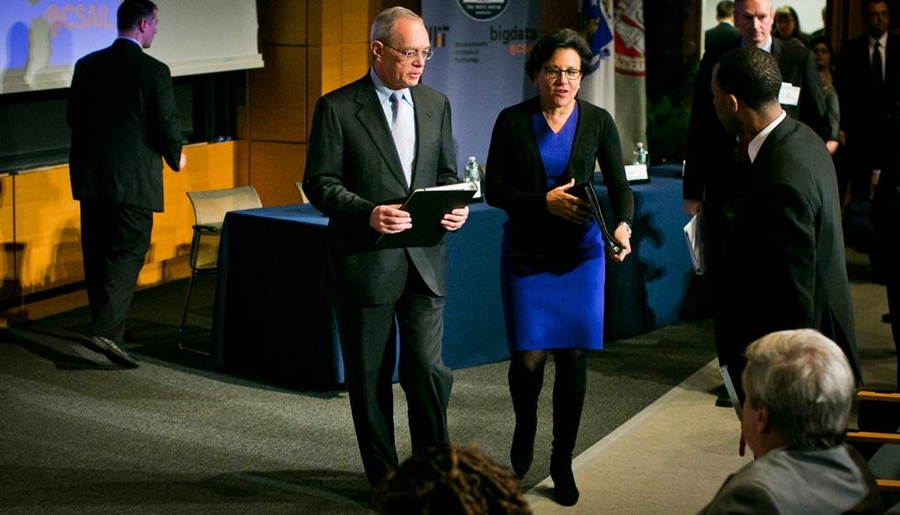 President Reif and Secretary Pritzker, who work together through President Obama's Advanced Manufacturing Partnership