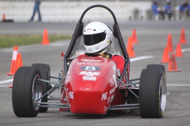 Formula SAE racing in MIchigan in 2013