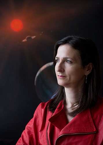 Portrait headshot of Sara Seager