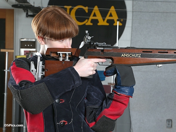 Kelly Mathesius '17 competed against the U.S. Coast Guard Academy.